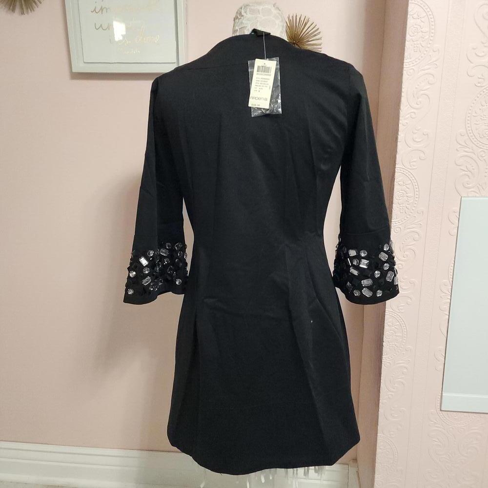 NWT Bling Arden B Black cotton spandex jacket light weight M